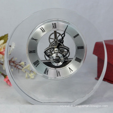 Popular Hot Selling Desk Crystal Clock for Promotion Gift